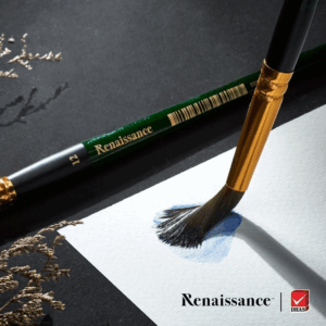 พู่กันสีน้ำหัวกลม Renaissance จำนวน 1 ด้าม
